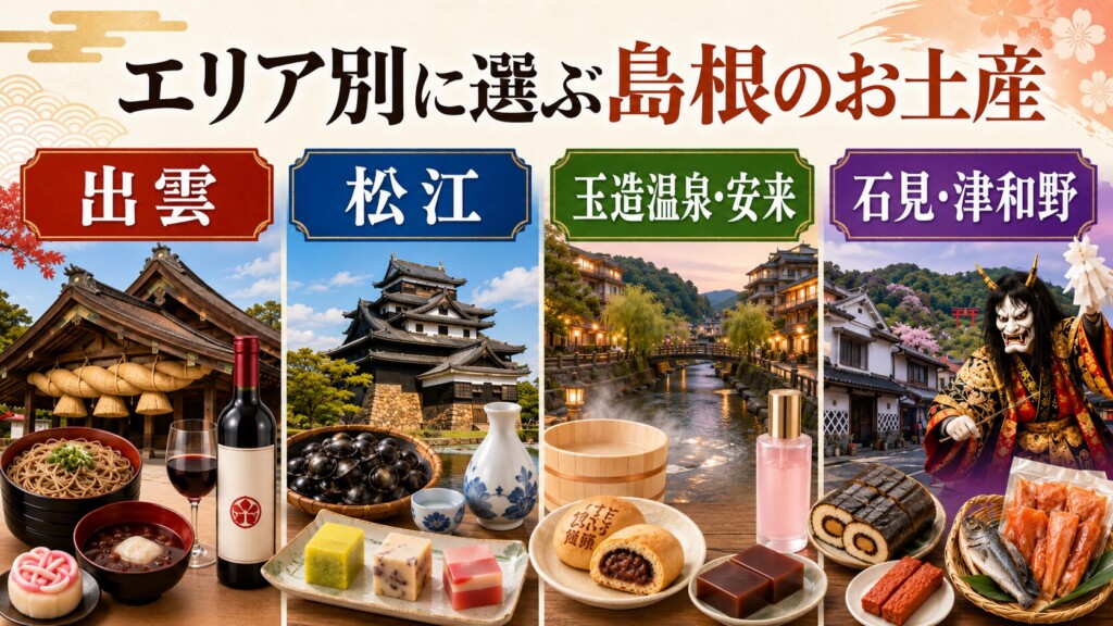 エリア別に選ぶ島根のお土産