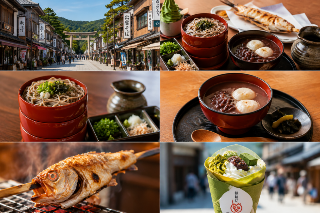 出雲大社の食べ歩き&グルメ完全ガイド｜神門通りの名物とおすすめ店31選