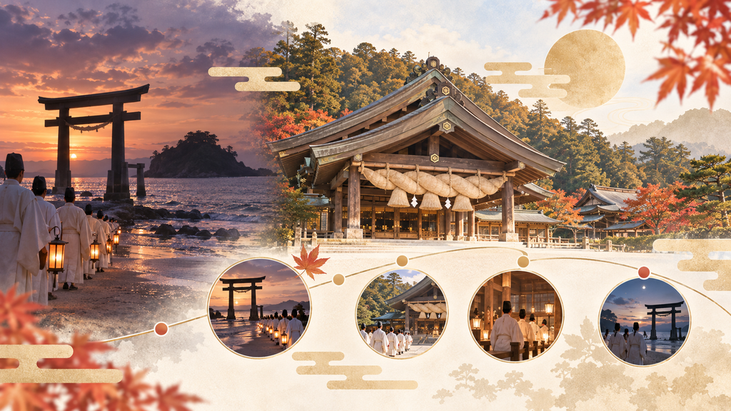 出雲大社の神在祭2026の神事｜神迎祭から神等去出祭まで